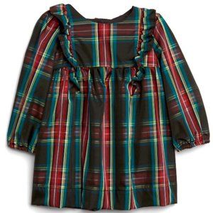 Baby GAP Ruffle Plaid Taffeta Dress